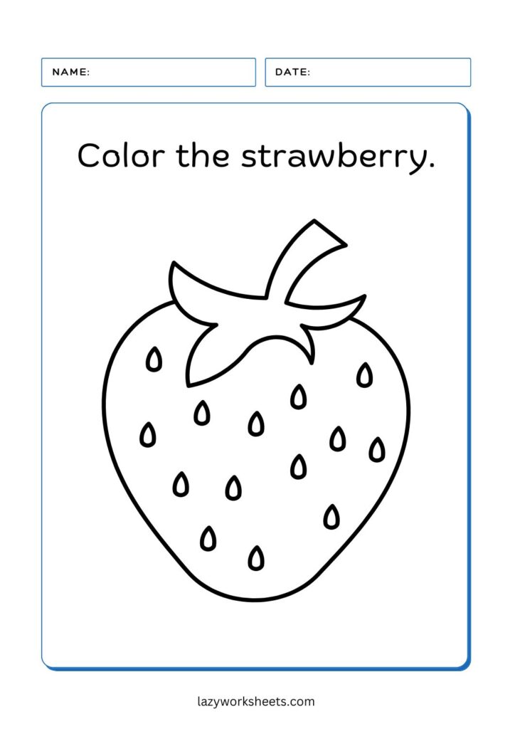 Color the Strawberry 1