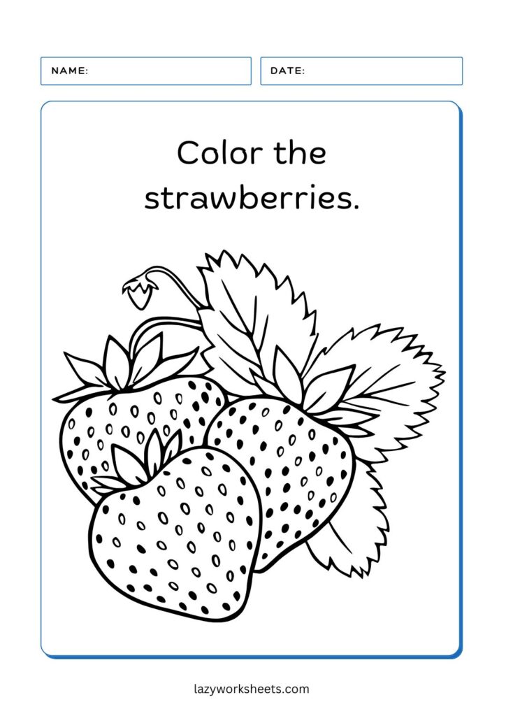 Color the Strawberry 3