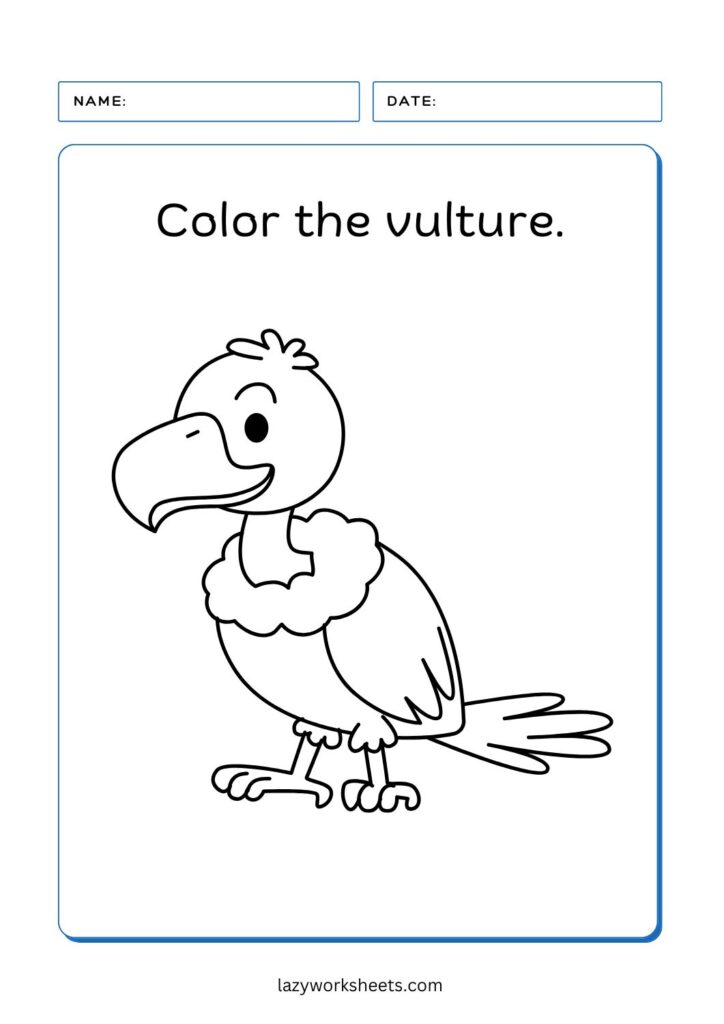 Color the Vulture 1