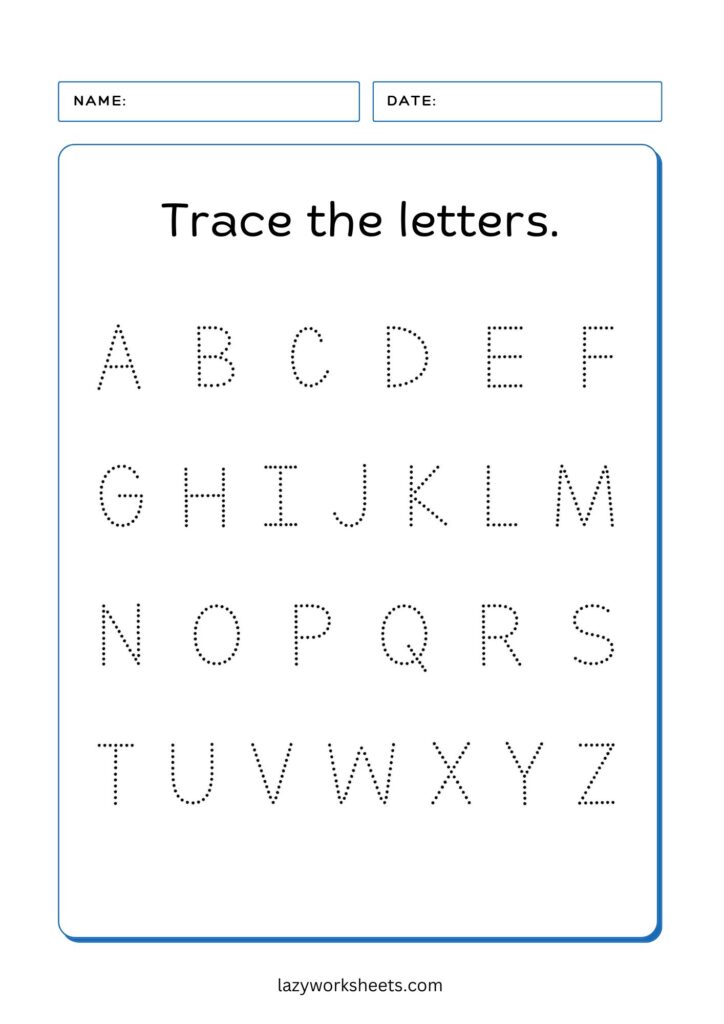 Trace the Alphabet 1