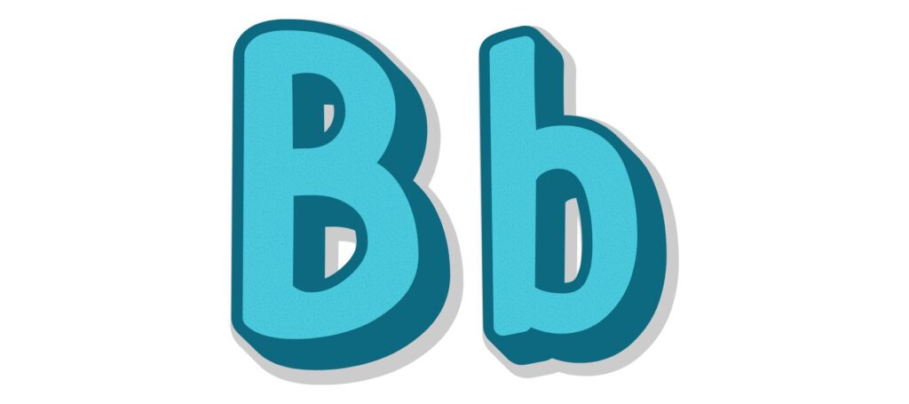 Trace the Letter B