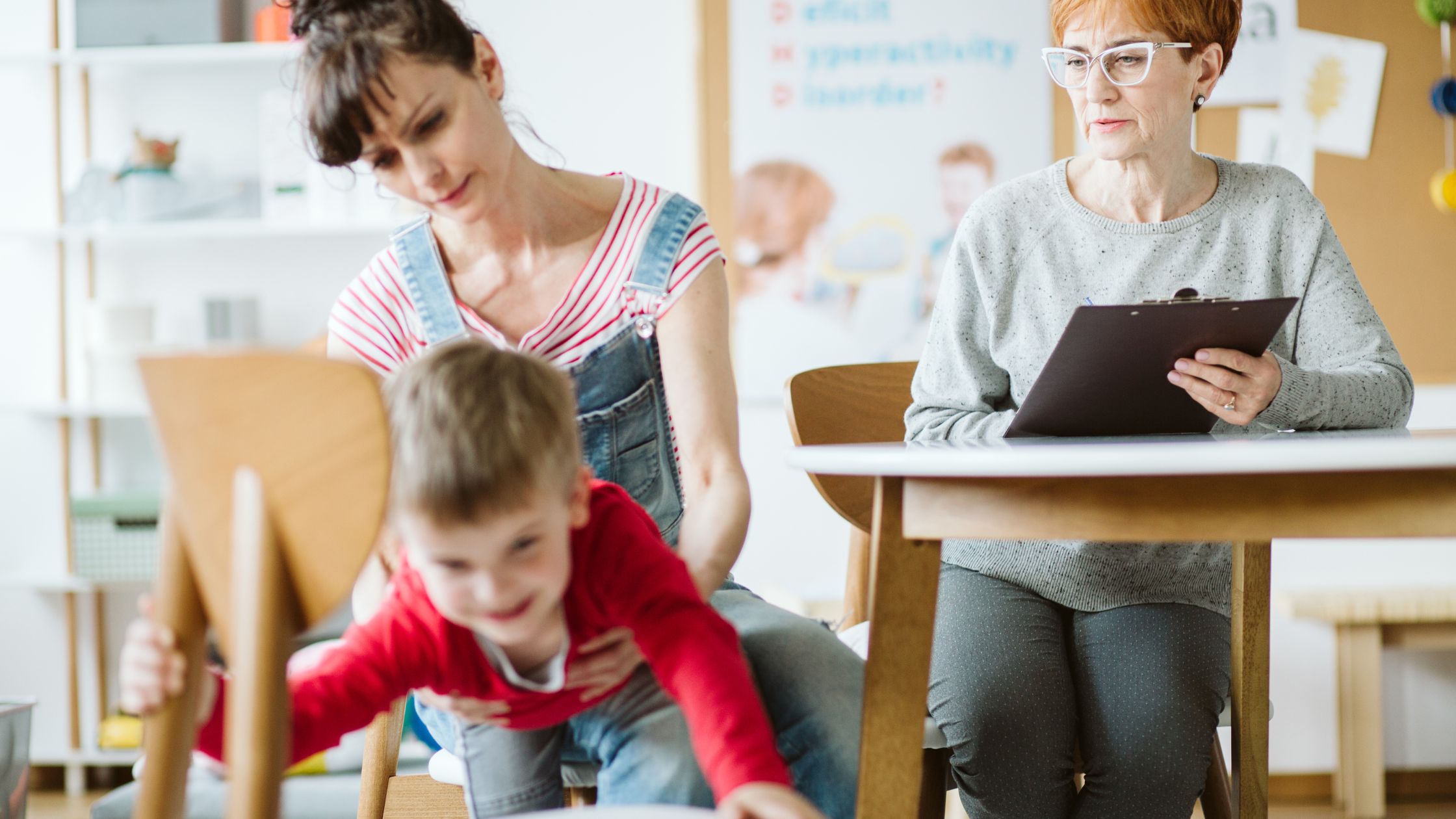 kid diagnosed with ADHD or Attention-Deficit-Hyperactivity Syndrome