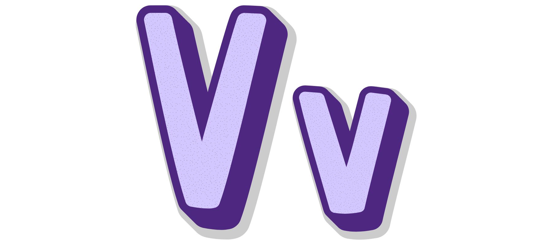 Trace the Letter V